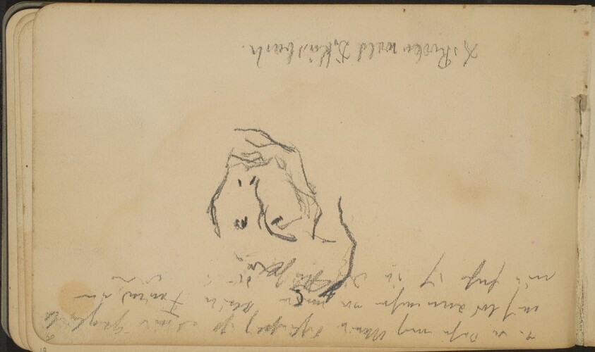 Notizen und Gesicht (Notation and Face) [p. 20]