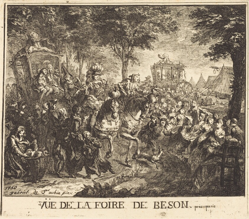 Vue de la foire de Beson (The Fair at Bezons)