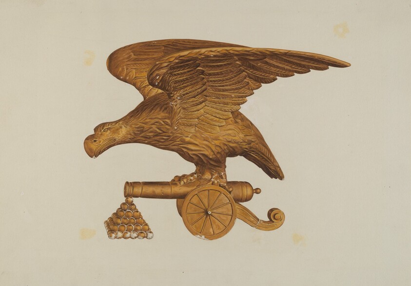 Eagle with Cannon