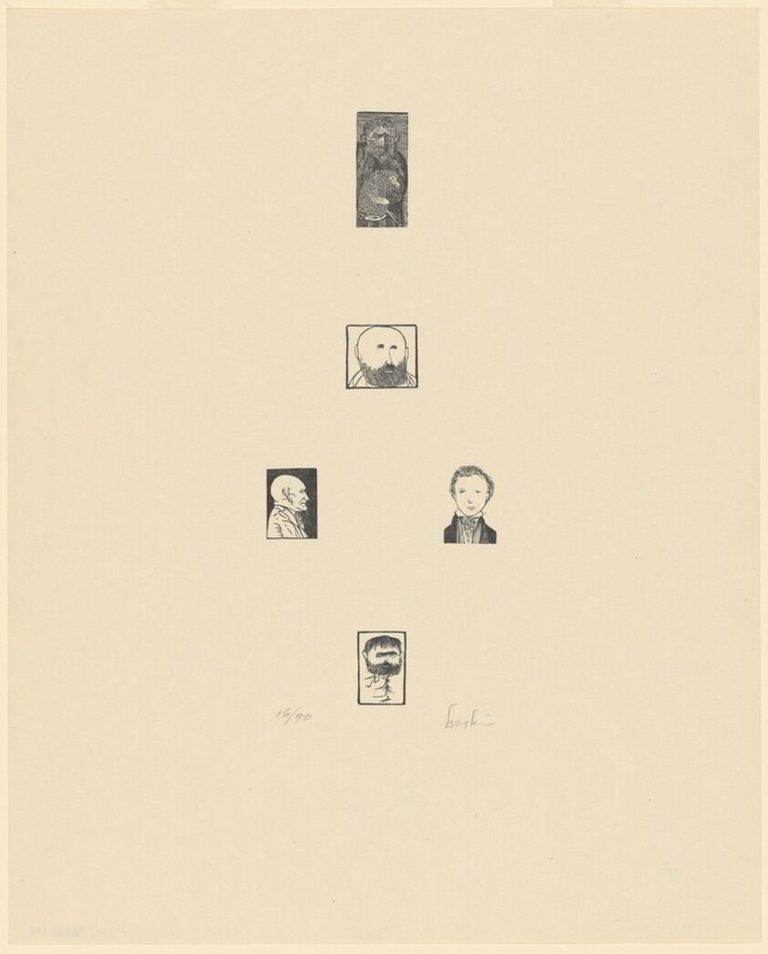 Edward Calvert Preparing to Sacrifice a Lamb, Frederick Tathem, from a Little-Known Photograph, Francis Finch, Samuel Palmer When He First Met William Blake, Edward Calvert