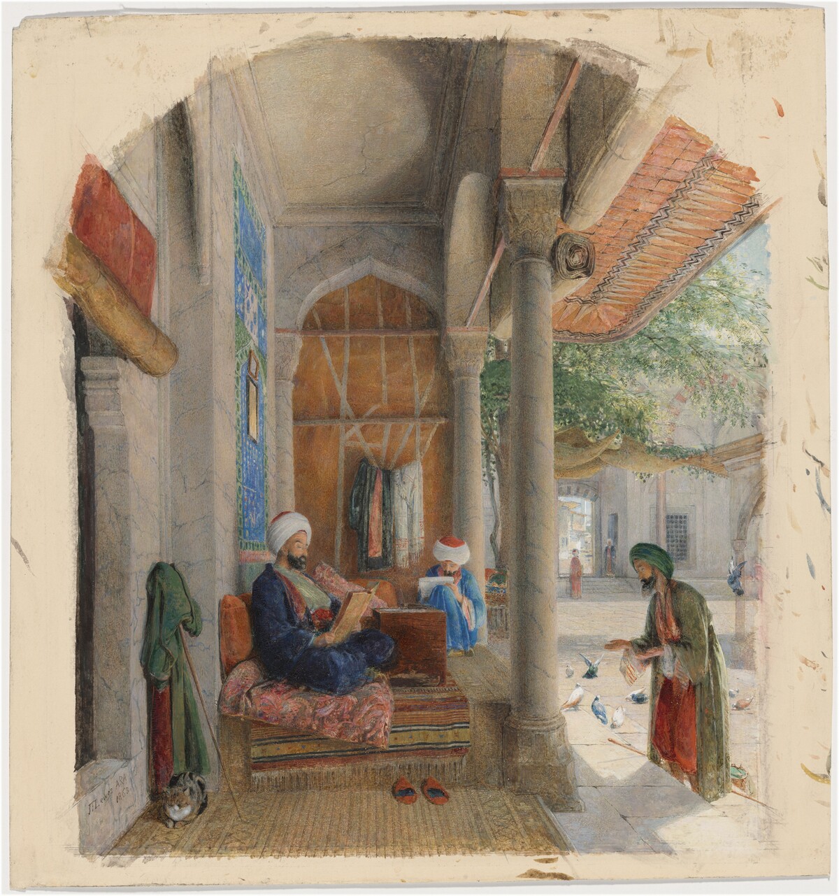 A Fakeer at the Door of a Mosque, Constantinople