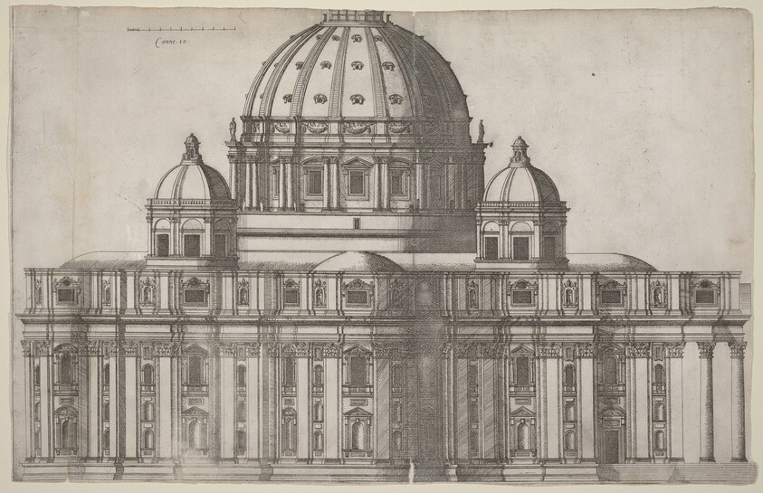 Longitudinal View of Saint Peter's, Rome