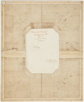 Ceiling with Allegorical Figures and the Arms of Pope Sixtus V (Guerra's outer drawing); Saint Joseph and the Christ Child (Viani's central drawing), Giovanni Guerra and Domenico Maria Viani, outer drawing c. 1587; central drawing after 1690; attachments c. 1700-1725