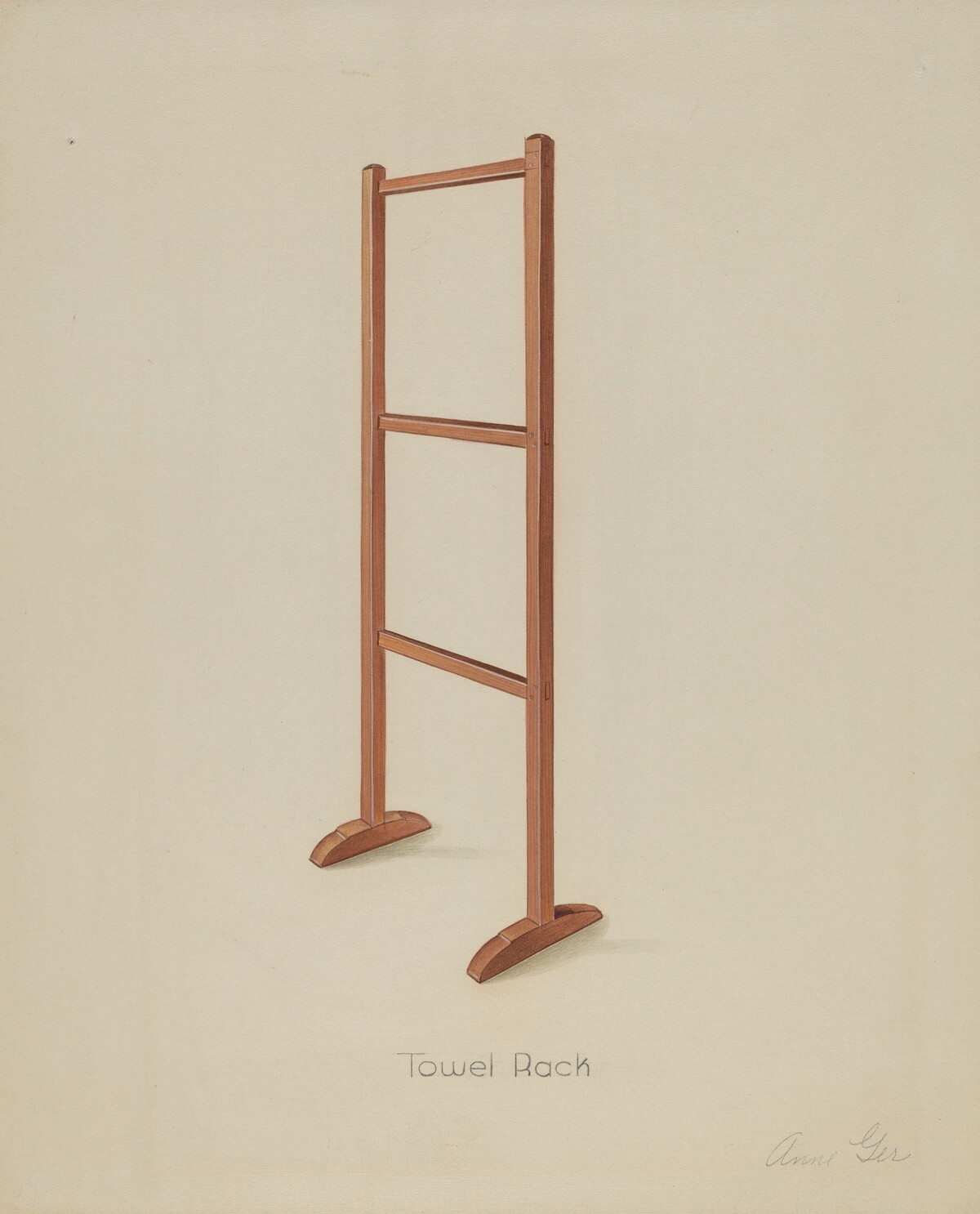 Shaker Towel Rack