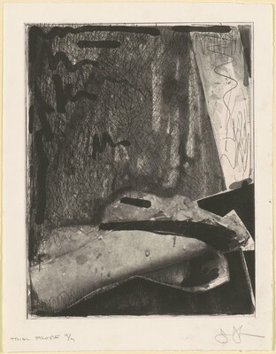 Feet (b) [trial proof 9], Jasper Johns, 1976