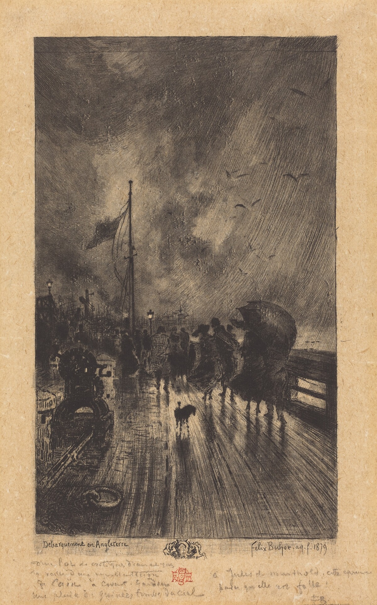 Un Débarquement en Angleterre (Landing in England)
