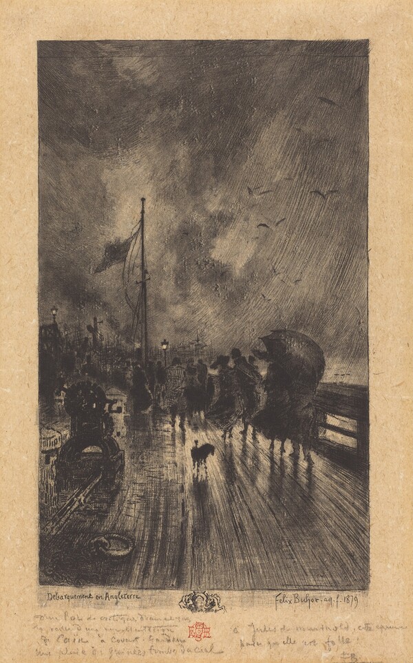 Un Débarquement en Angleterre (Landing in England)