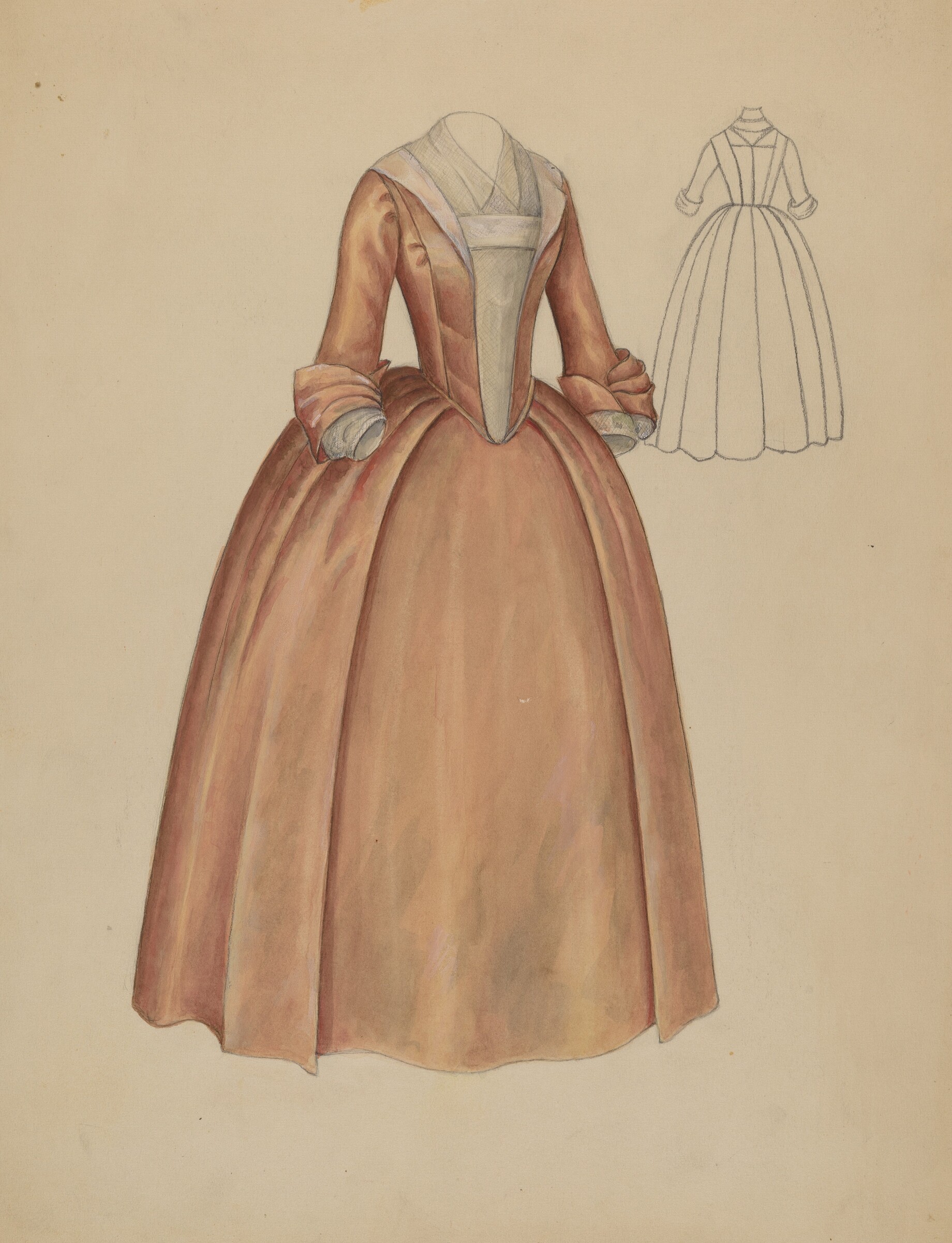 Dress, Jessie M. Benge, c. 1936