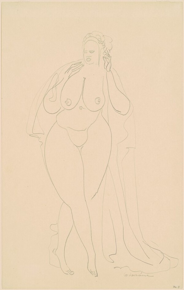 Nude with Robe