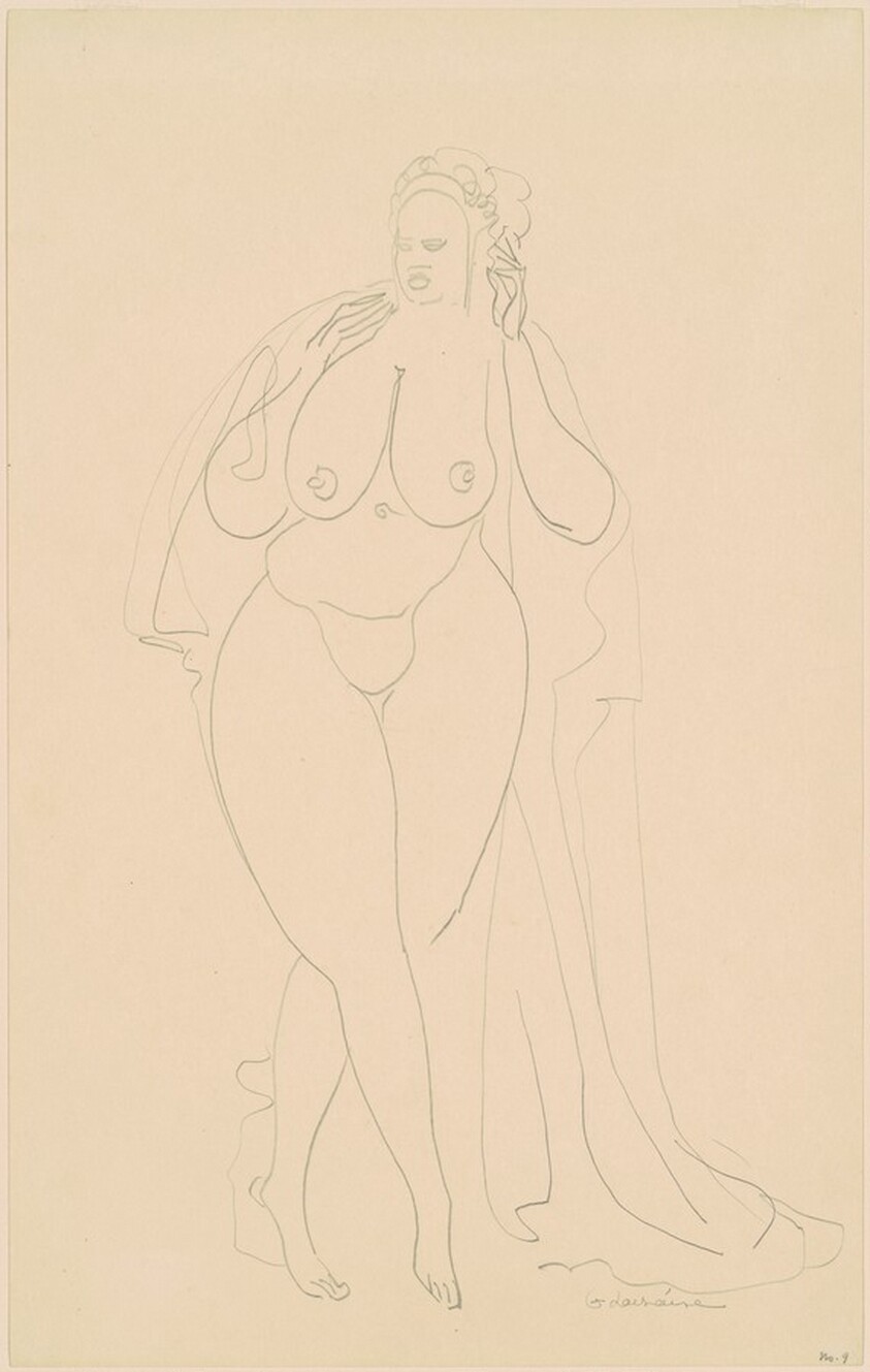 Nude with Robe