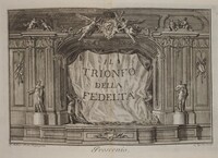 Il Trionfo della Fedeltá. Dramma Pastorale Per Musica Di E.T.P.A., Maria Antonia Walpurgis (author), Lorenzo Zucchi (artist) after Müller & Roos, 1754
