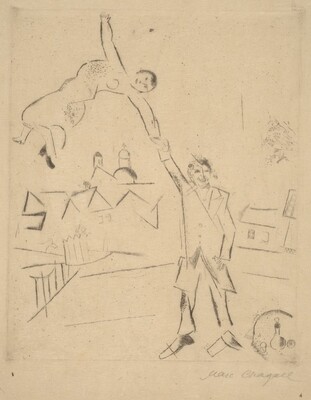 Promenade II, Marc Chagall, 1922