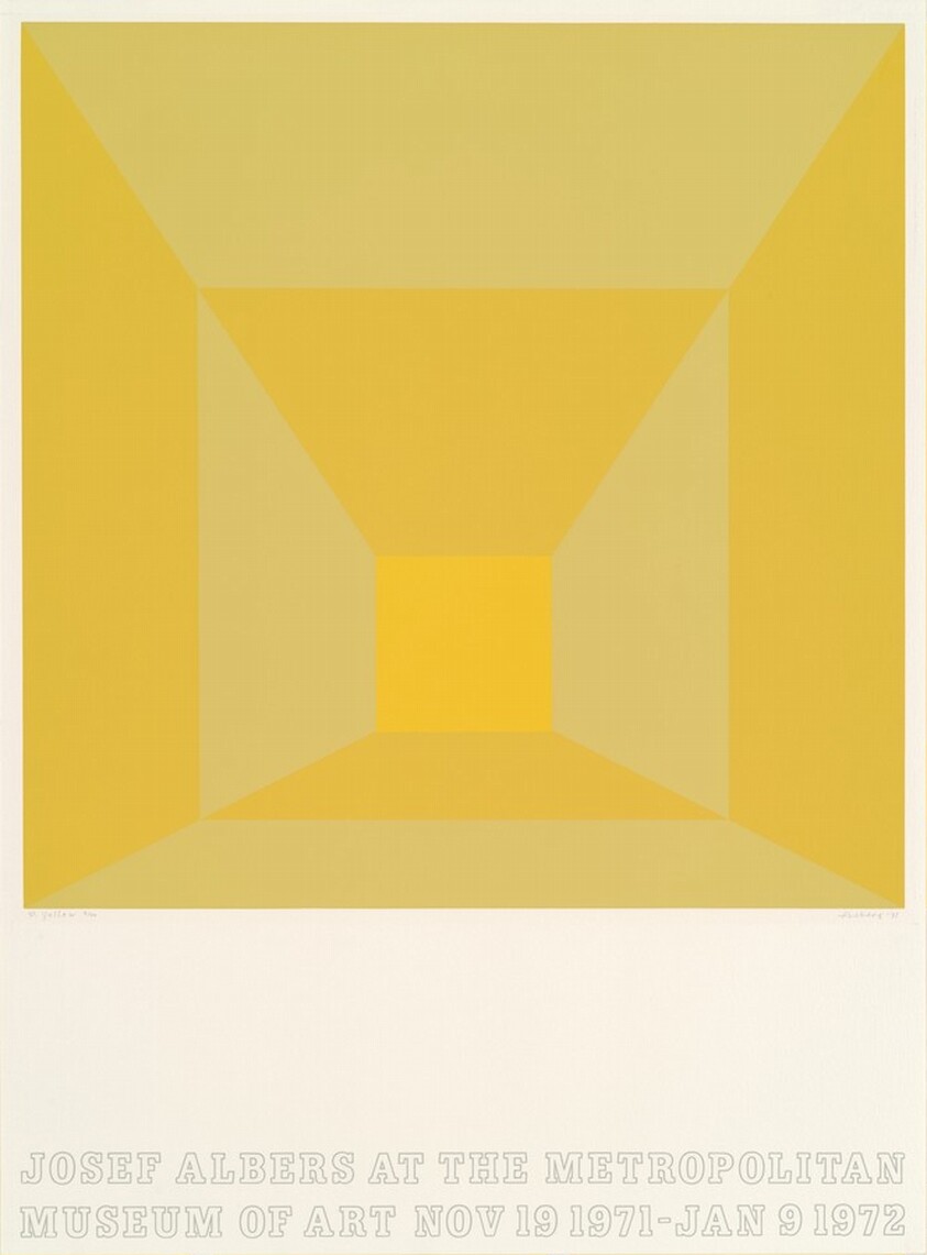 Josef Albers at the Metropolitan Museum of Art: P-Yellow