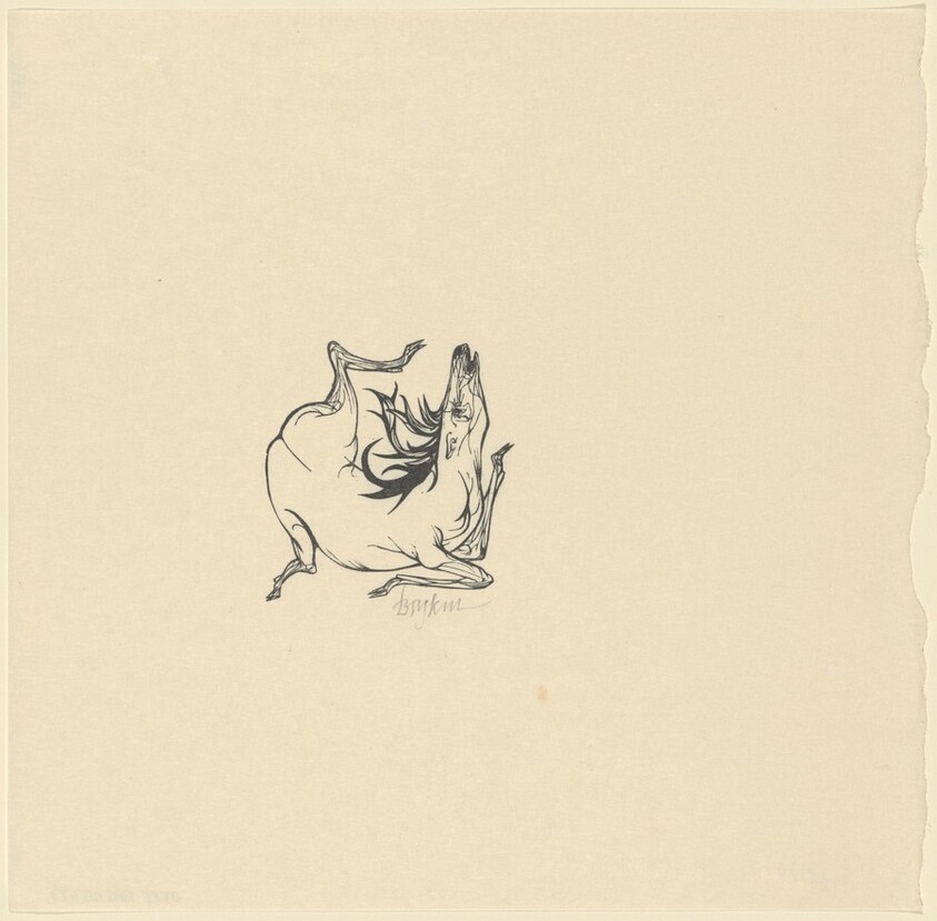 Stag, from Flaubert's "St. Julien the Hospitaller"