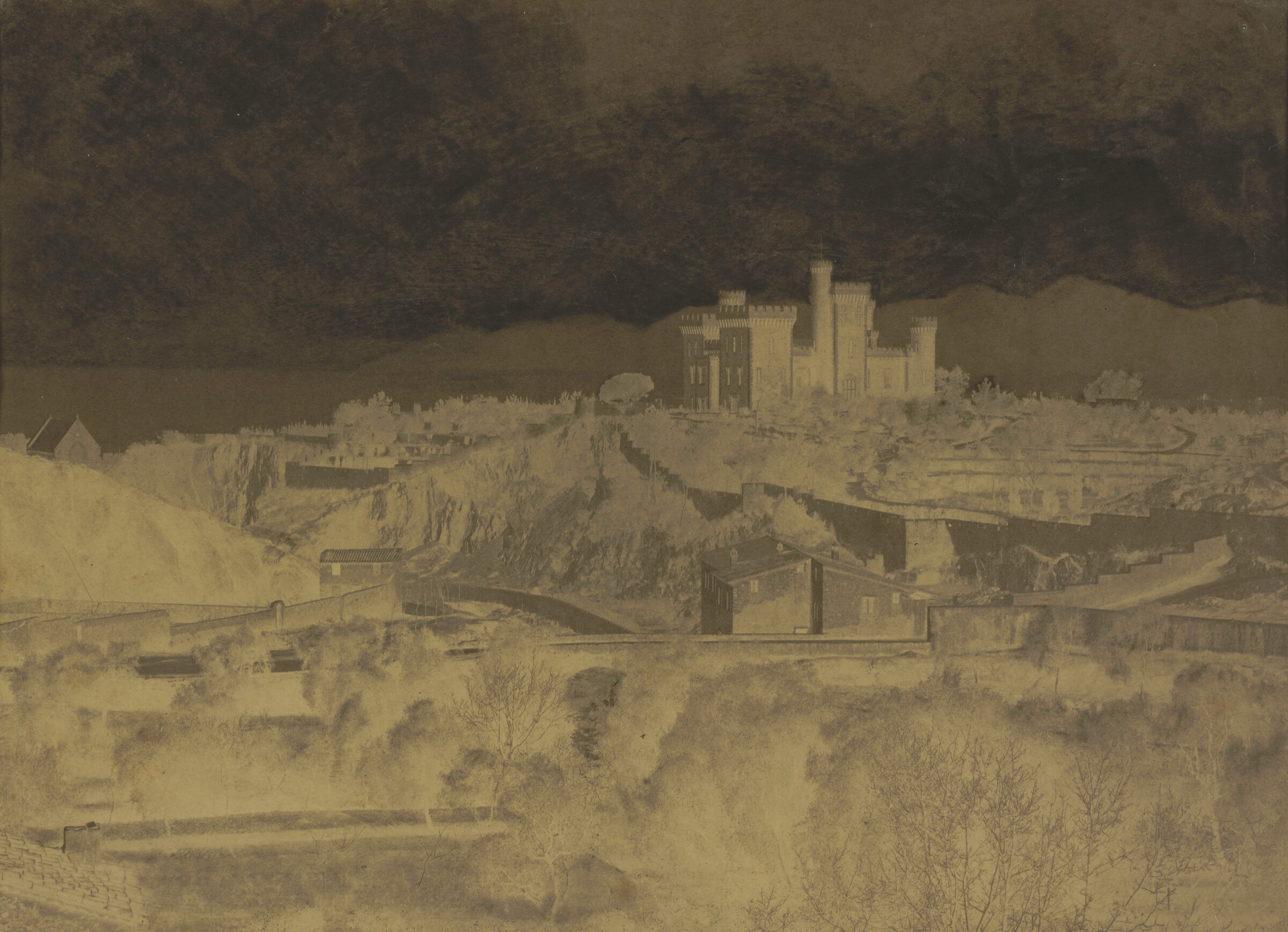 Chateau of Vallambrosa, Cannes, Charles Nègre, c. 1852