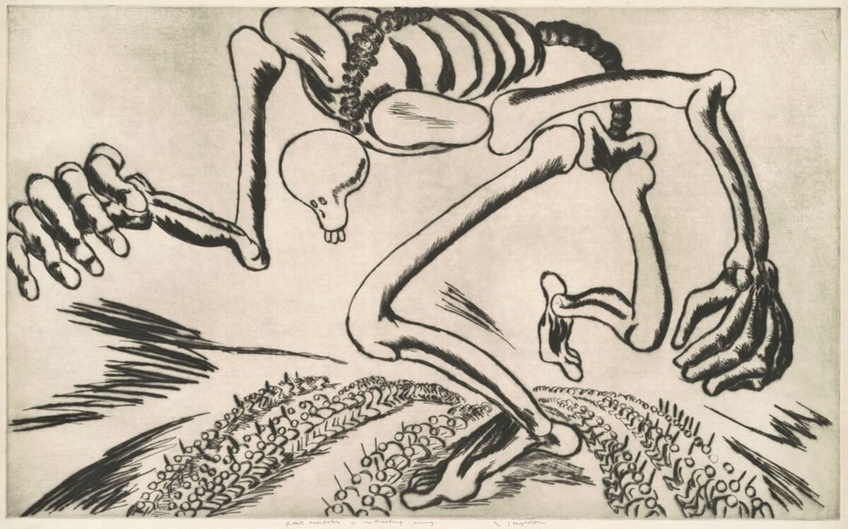 Death Overtakes a Retreating Army