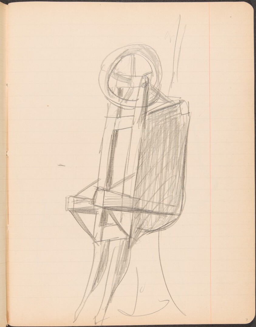 stehender Schubkarren (Wheelbarrow Standing) [p. 7]