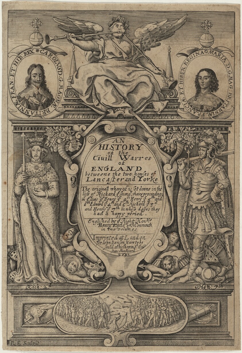 Title page, An History of the Civill Warres of England