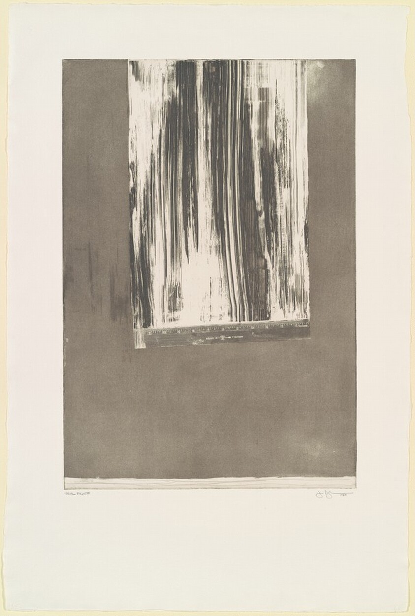 Untitled, Second State (Ruler) [trial proof]