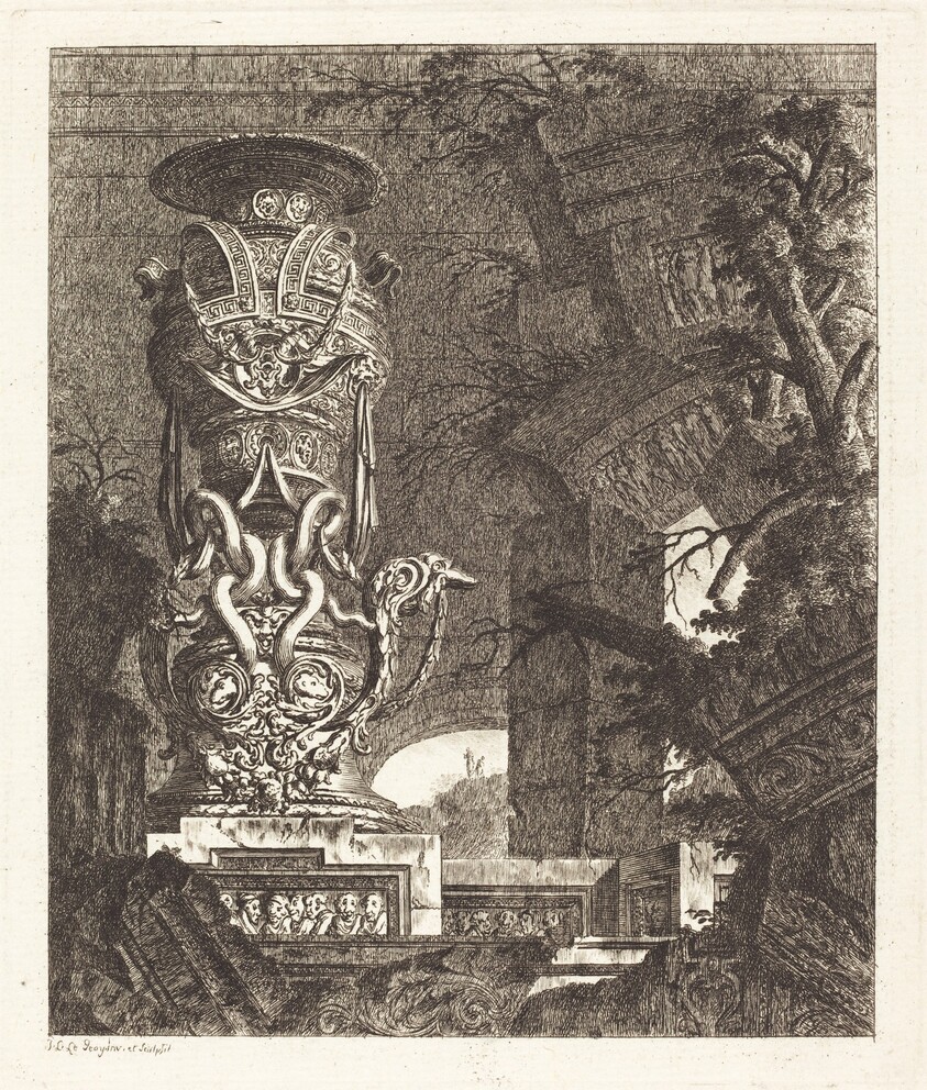 Vase Supported by Intertwined Serpents