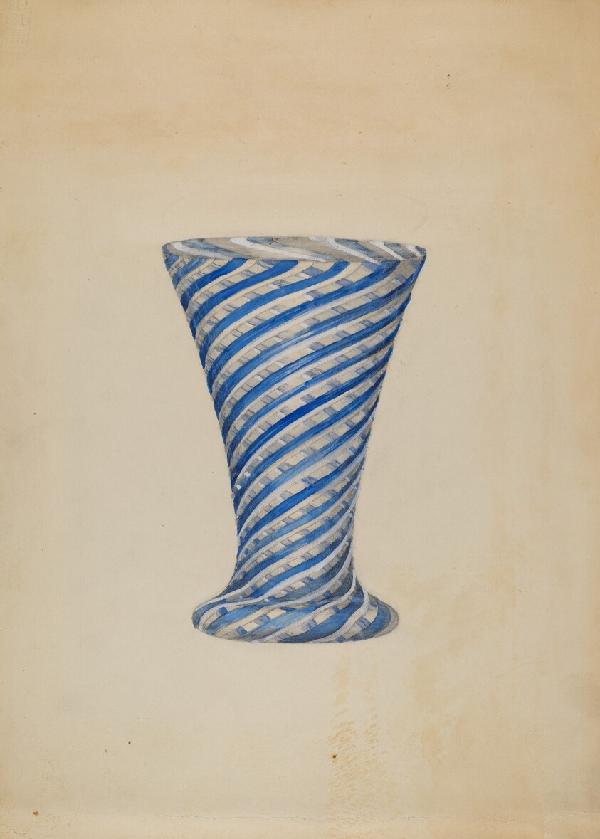 Vase (Blue and White)