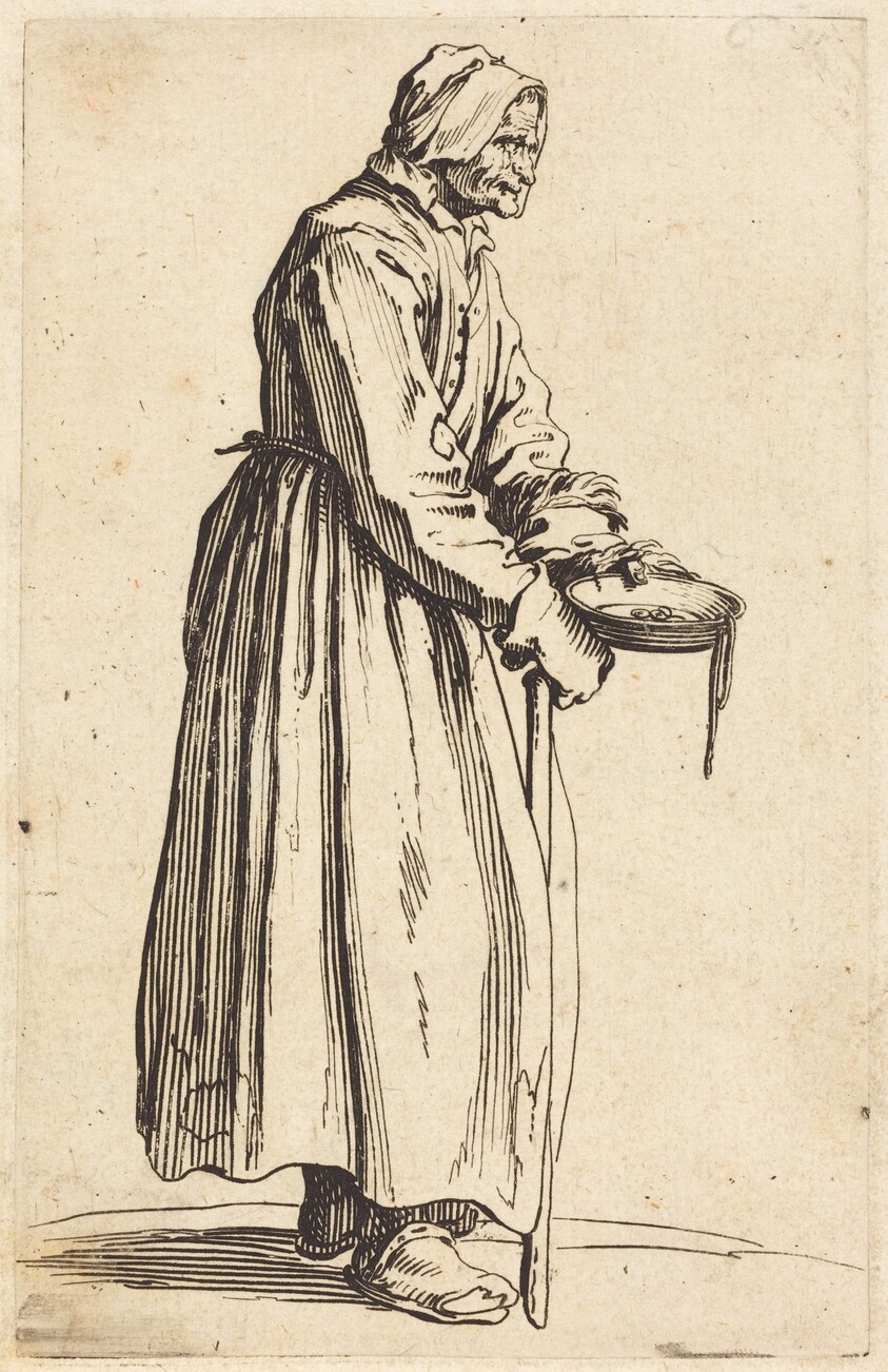 Beggar Woman with Pan