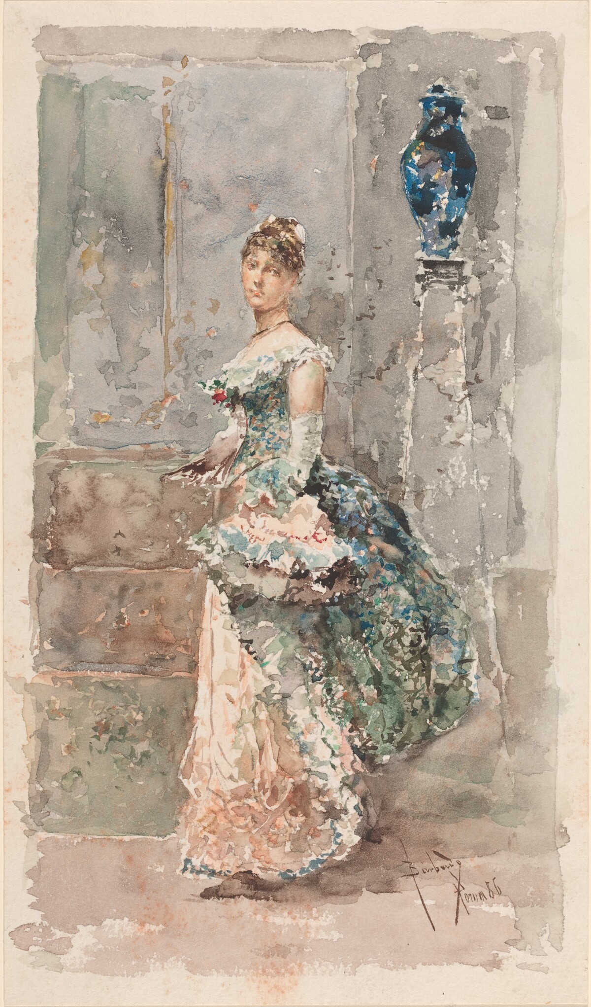 Lady in Formal Dress