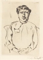 Frauenbildnis (Portrait of a Woman), Lovis Corinth, 1914