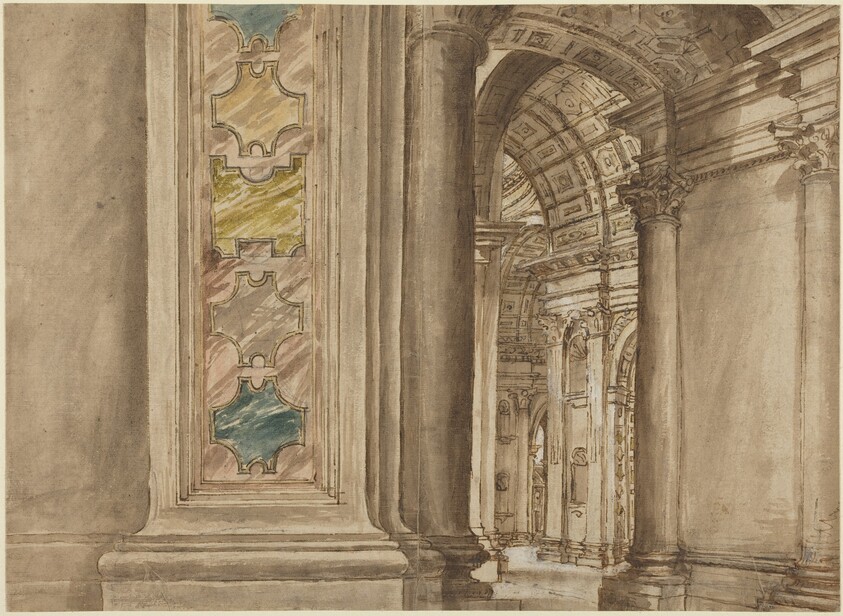 The Interior of Saint Peter's, Rome