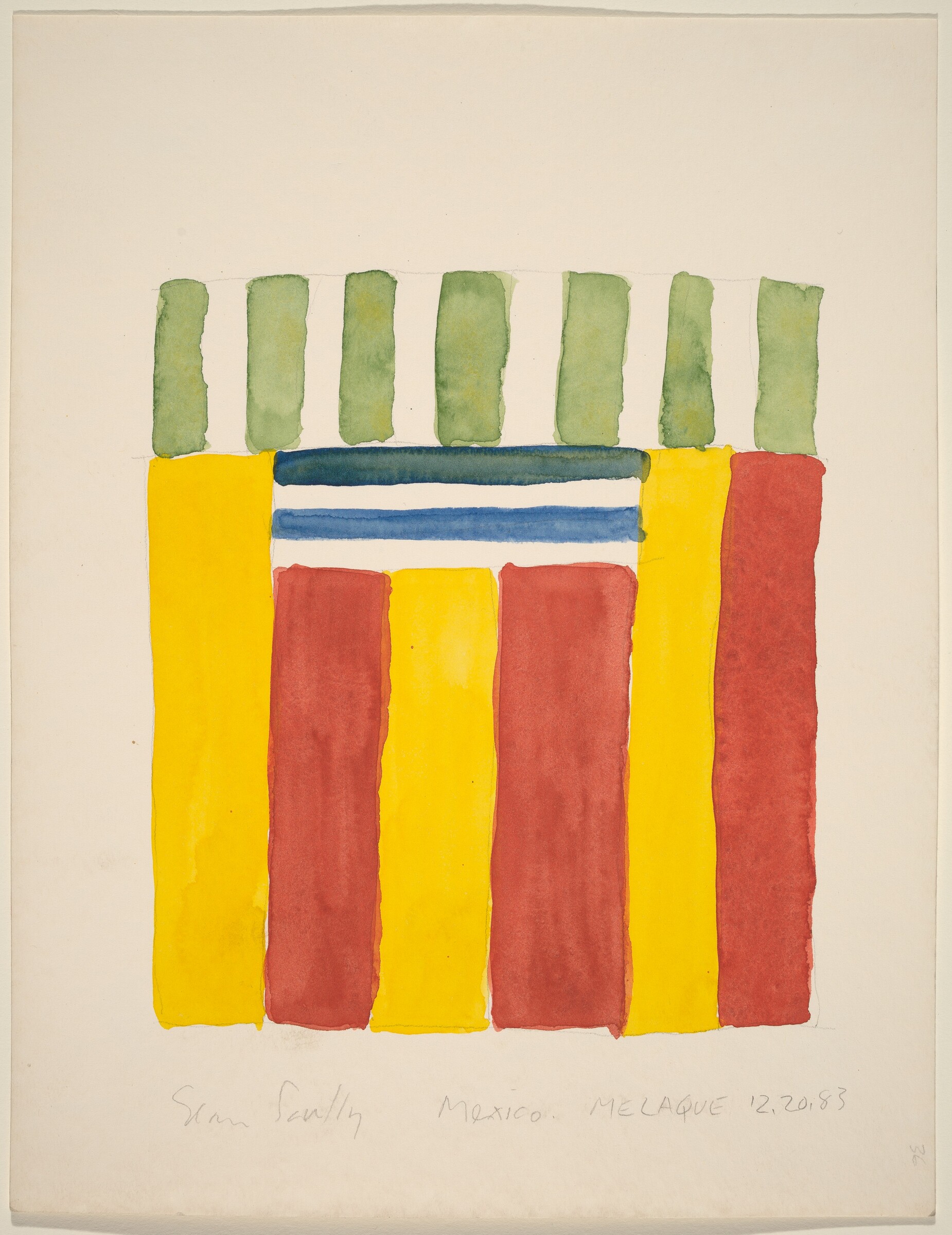 Mexico MELAQUE, Sean Scully, 1983