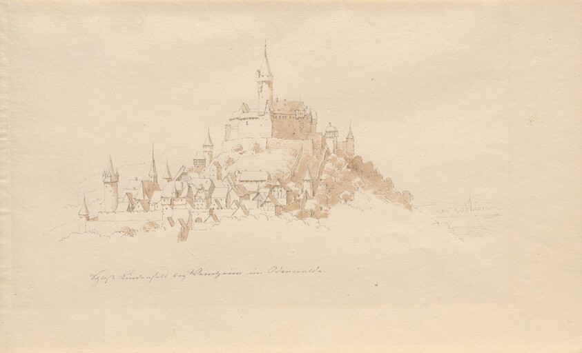 Schloss Lindenfels bei Weinheim im Odenwald