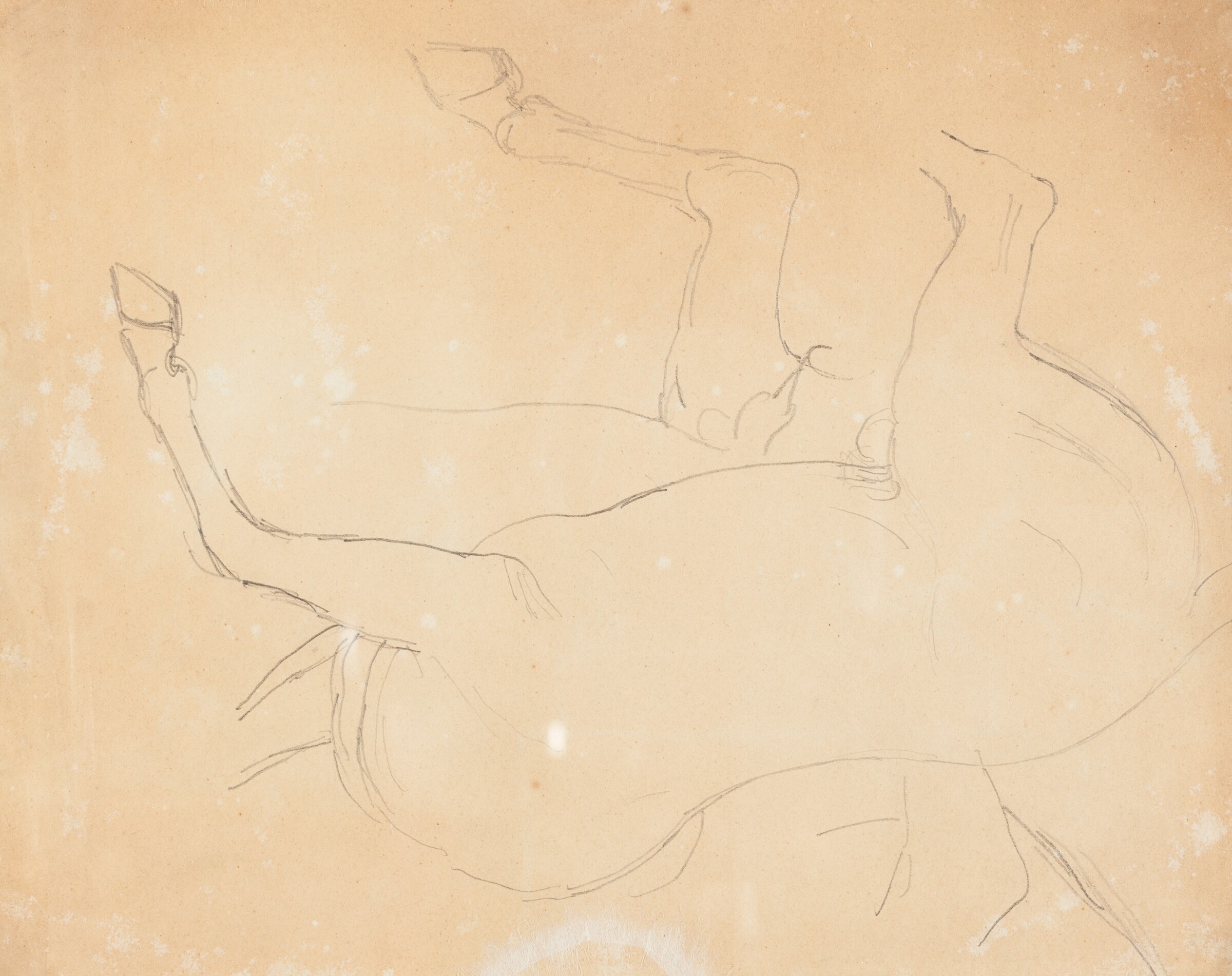 Study of a Horse [verso], William Etty, after 1807