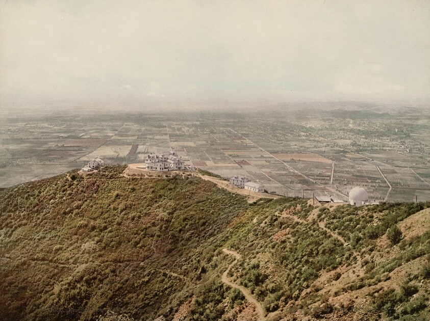 View From Echo Mountain House, Mt. Lowe
