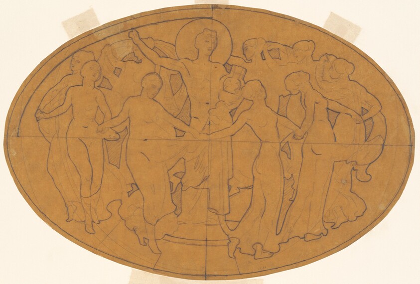 Study for "Apollo and the Muses"