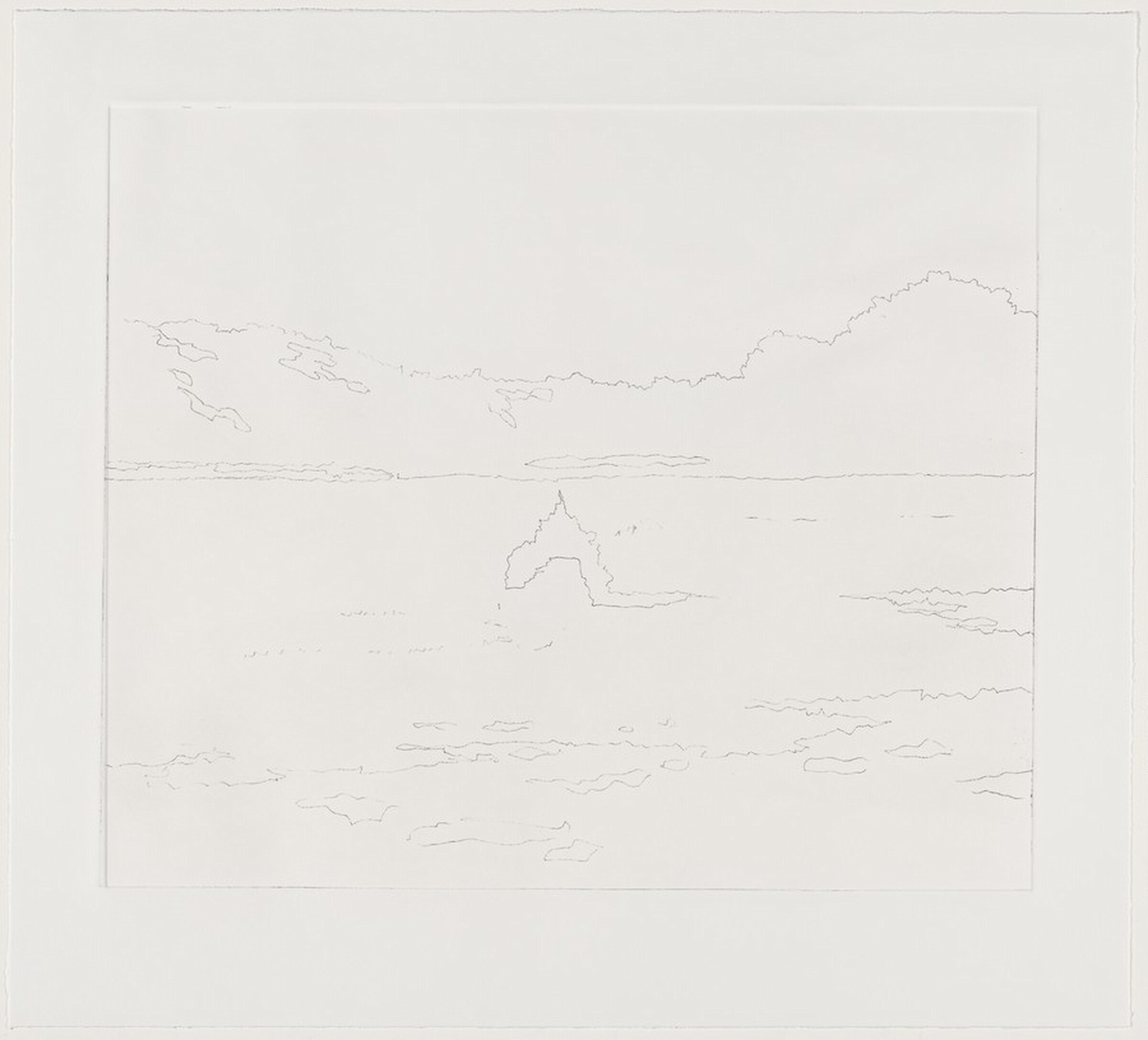 Sky and Mirror [working proof 1], April Gornik, 1998