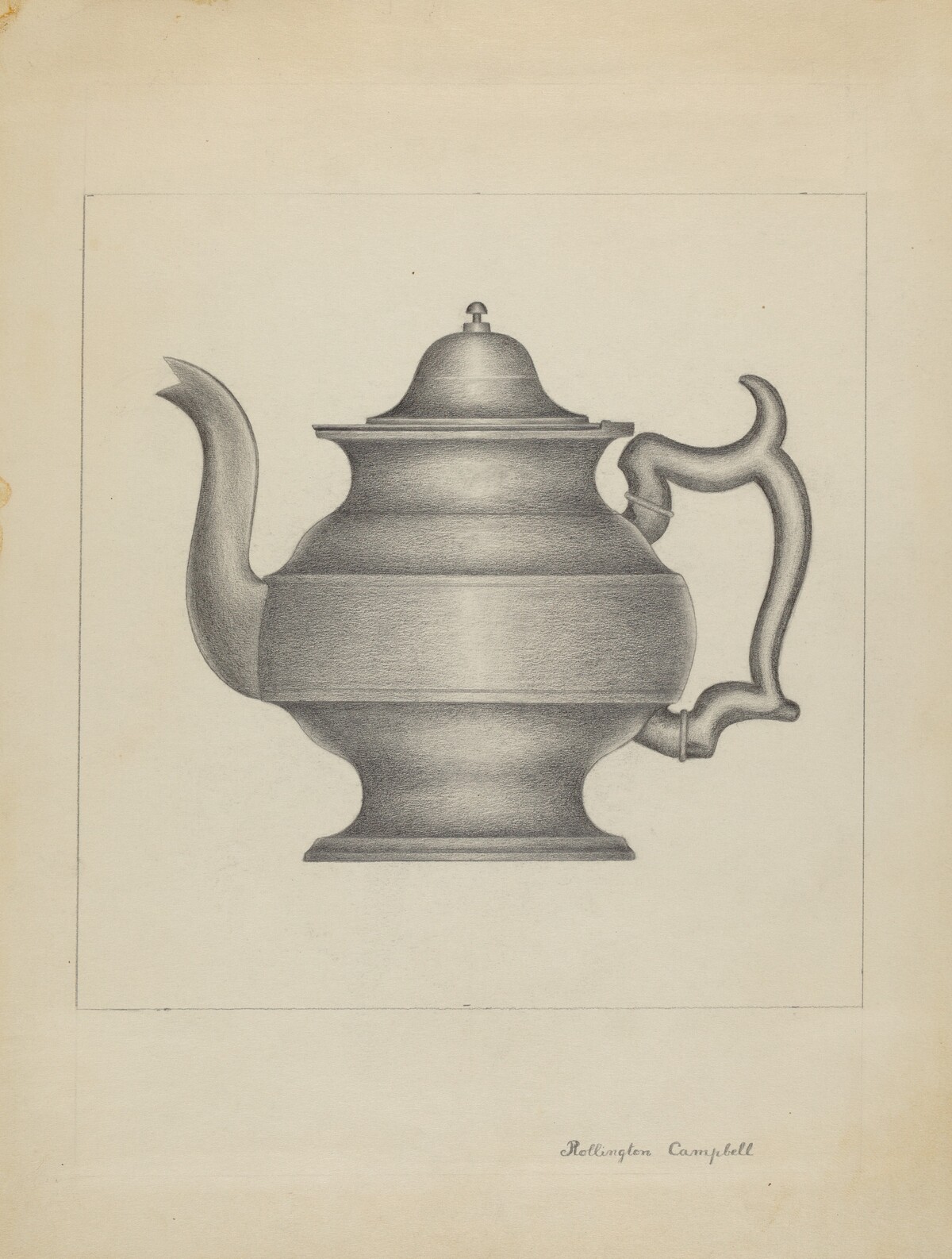 Pewter Teapot