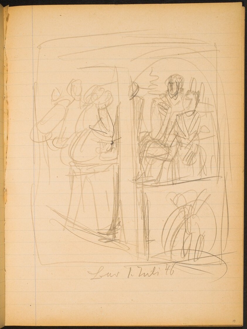 Figuren in einer Bar (Figures in a Bar) [p. 19]