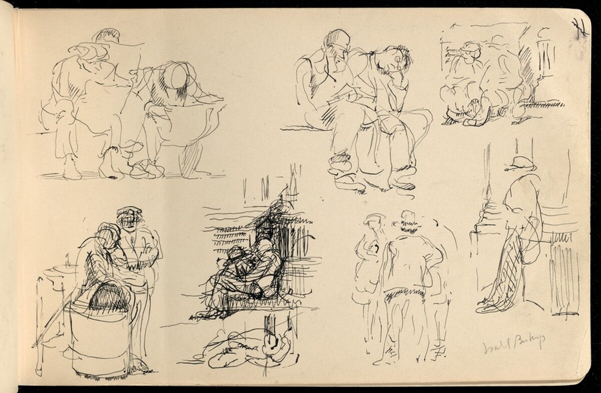 Isabel Bishop Early Sketchbook