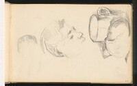 A Head, a Cup, and a Bread Roll, Paul Cezanne, 1891/1894