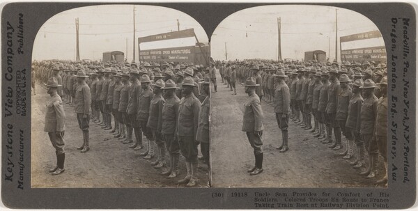 "Uncle Sam Provides for Comfort of His Soldiers"