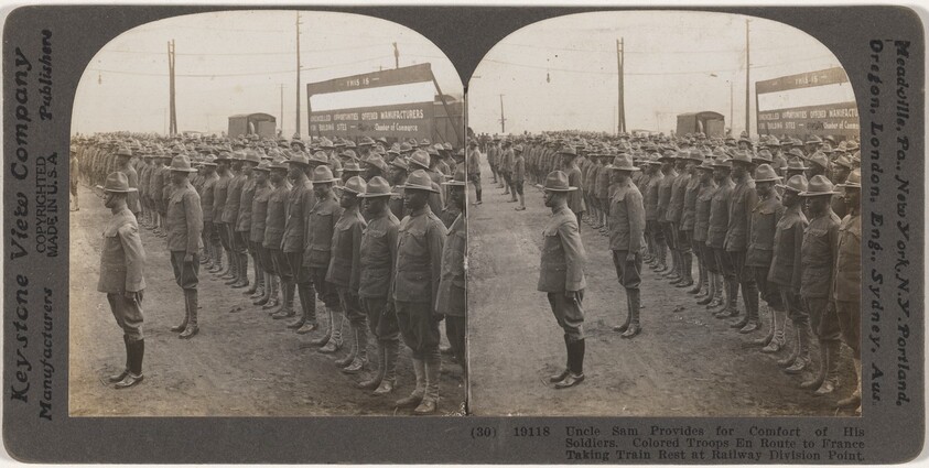 "Uncle Sam Provides for Comfort of His Soldiers"