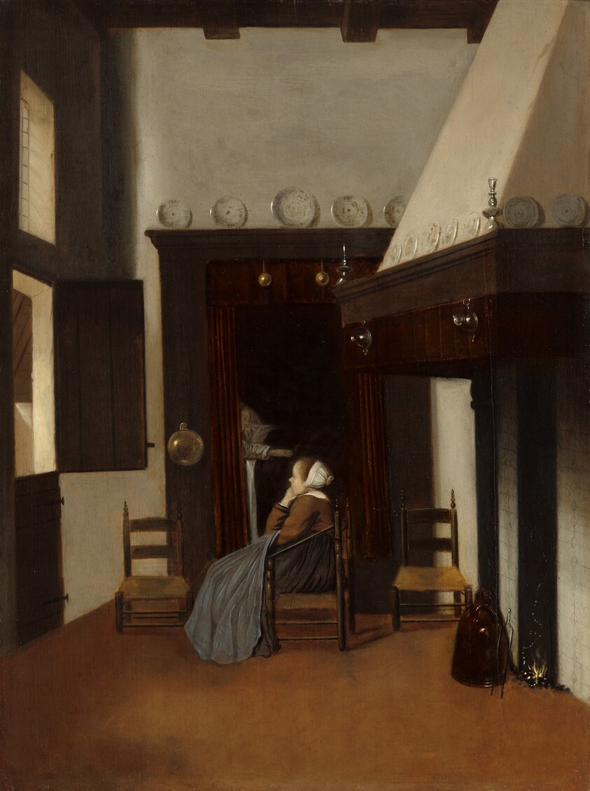 Young Woman in an Interior