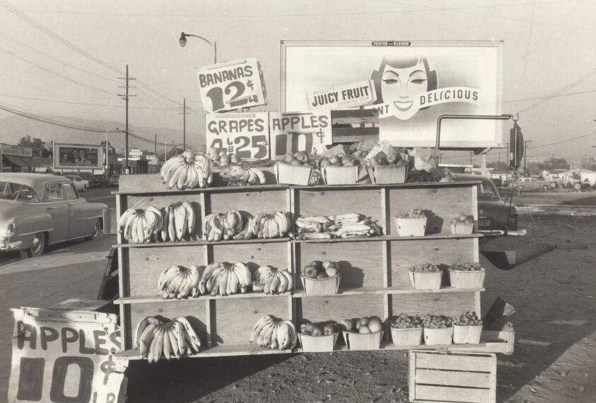 Fruit stand--San Fernando, California