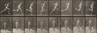 Plate Number 67. Running, Eadweard Muybridge, 1887