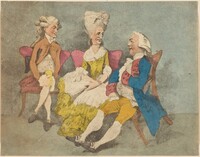 Two Strings to Your Bow, Thomas Rowlandson, 1800