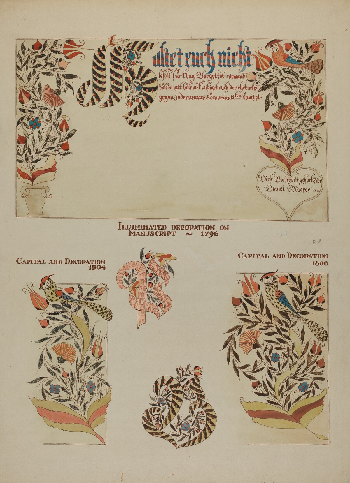 Pa. German Fractur Designs