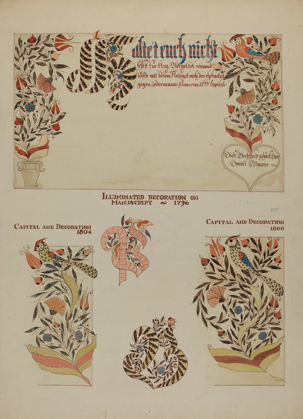 Pa. German Fractur Designs