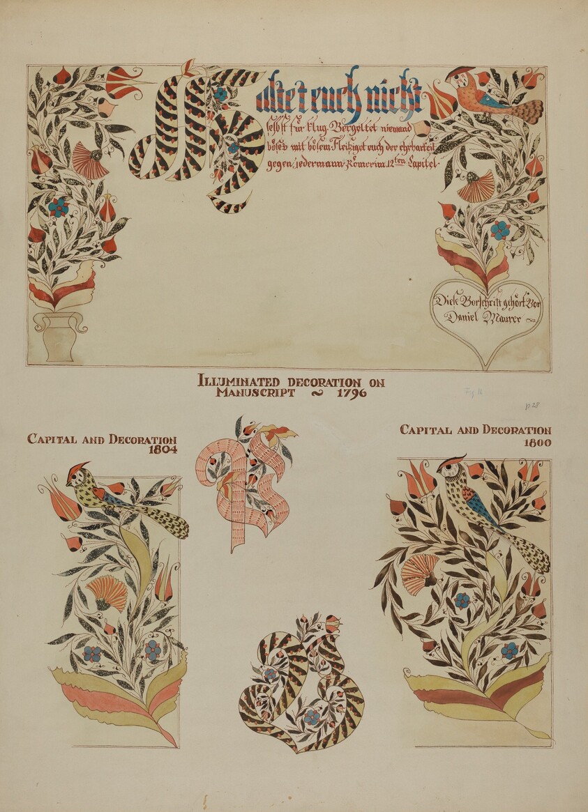 Pa. German Fractur Designs