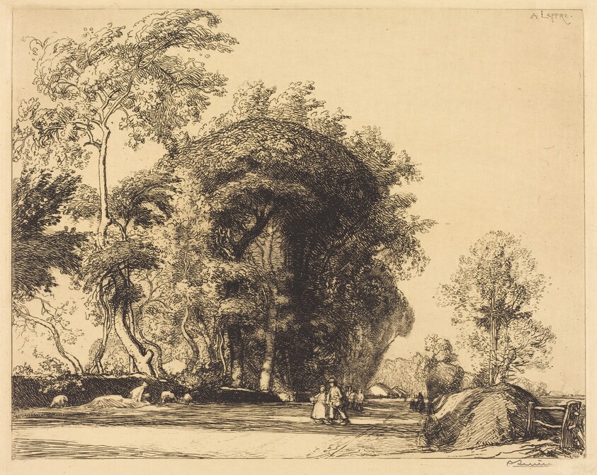 Path from St.-Gilles, St.-Jean-de-Monts (La route de St.-Gilles, St.-Jean-de-Monts)