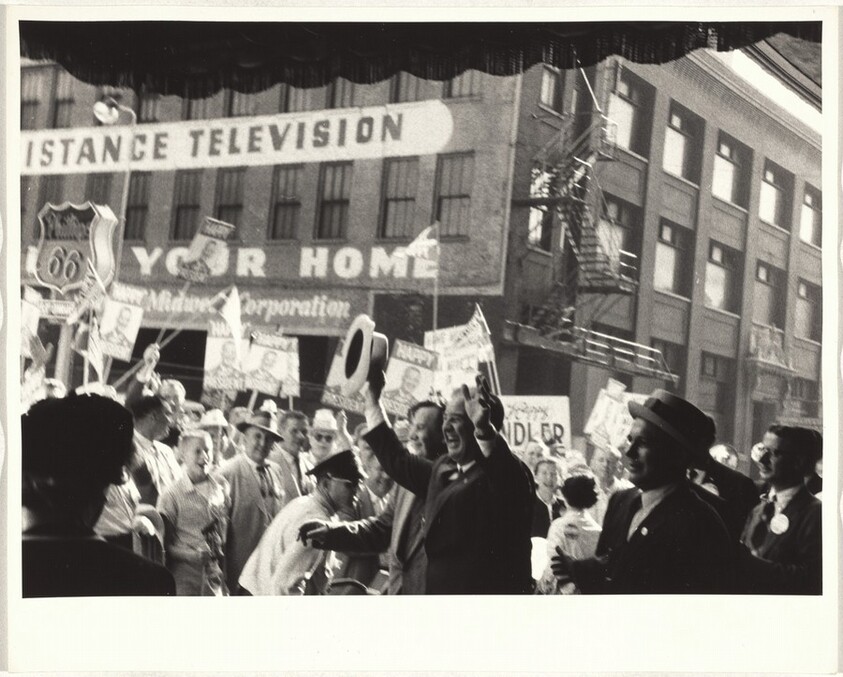 Street scene, convention--Chicago